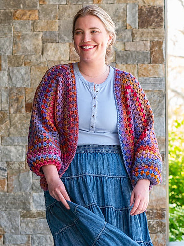 Hexaparty Cardi - Crochet